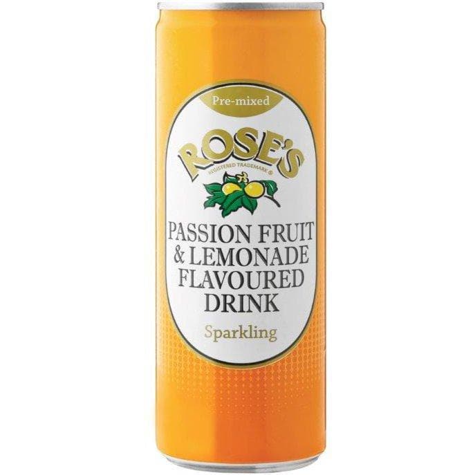 Rose's Passion Fruit Lemonade Flavor Sparkling Drink, 330 ml